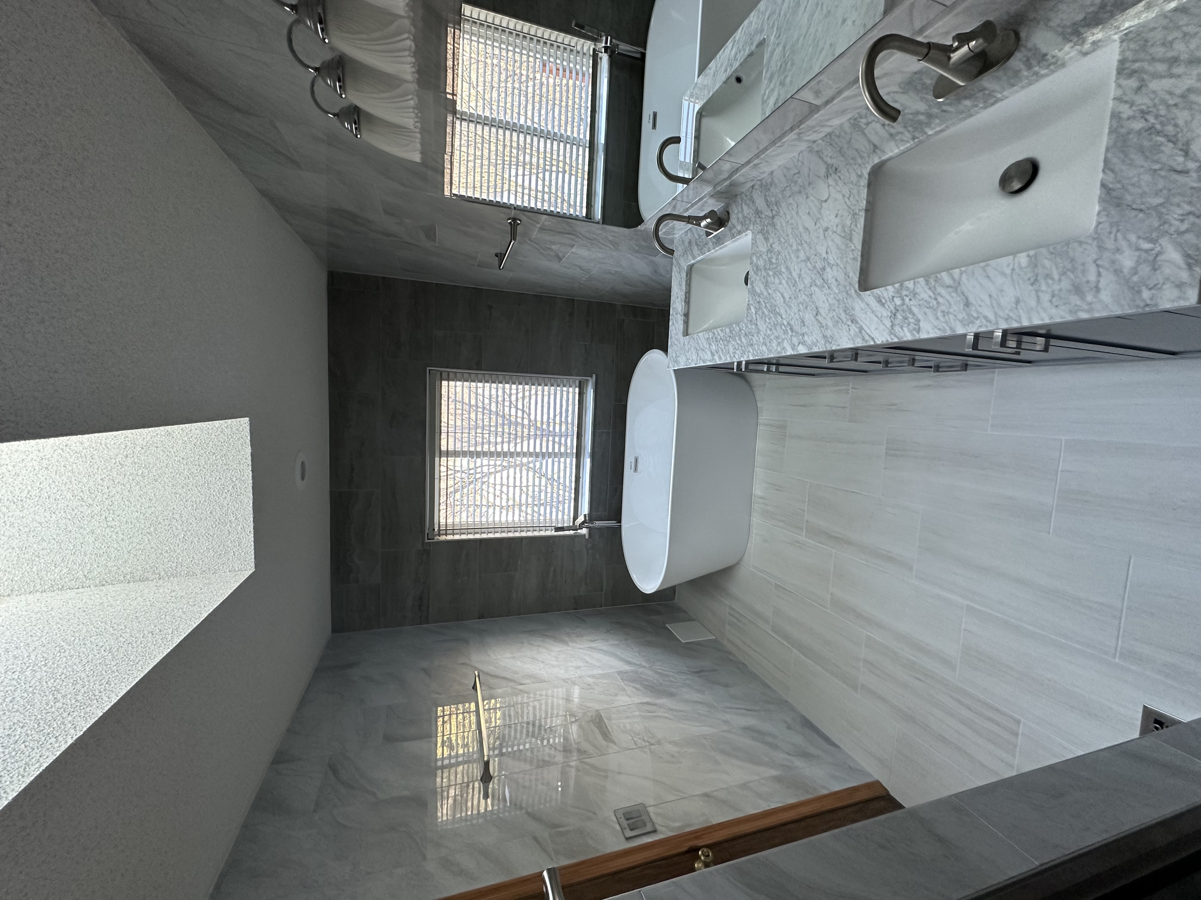 Bathroom tile project